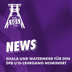 Zwei SGS-Diamanten für DFB U16 Kader nominiert