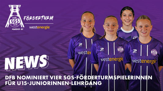 Vier Talente der SGS Essen für DFB-U15-Lehrgang nominiert
