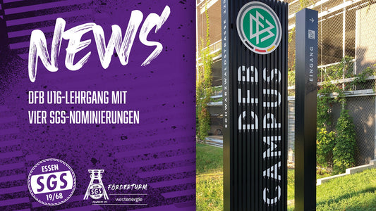 Förderturm-Quartett nimmt am DFB-Lehrgang teil