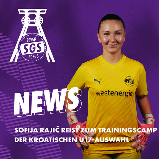 Sofija Rajič nimmt an Trainingscamp der Kroatischen U17-Nationalmannschaft teil