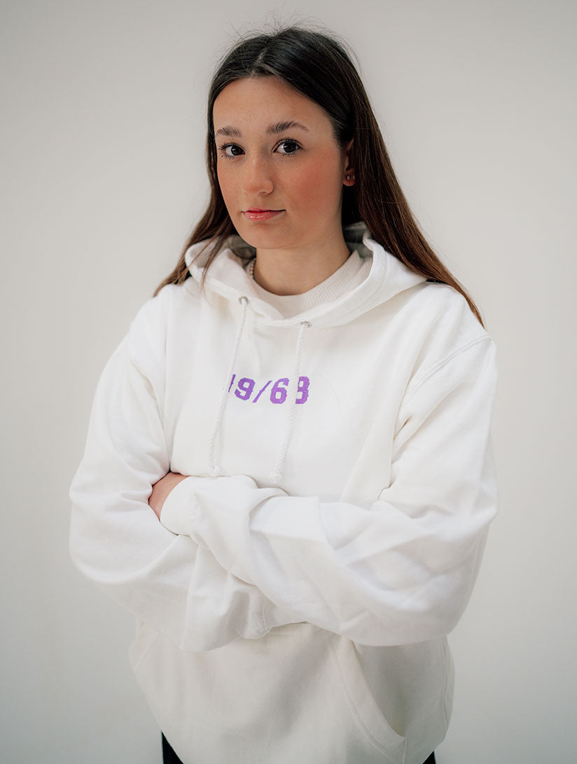 Allez Lila Weiß  - Unisex Hoodie