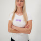 Allez Lila Weiß  - Damen Shirt (Organic)