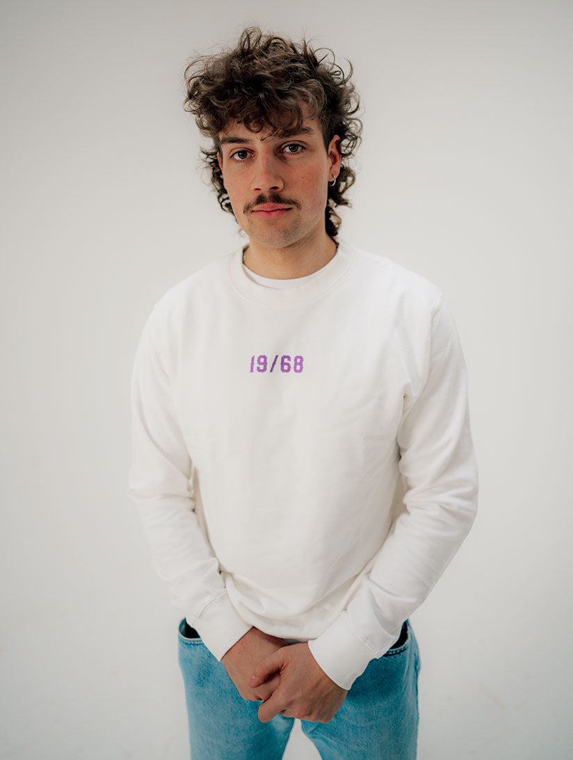 Allez Lila Weiß  - Unisex Sweater