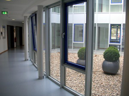 Blick auf den Innenhof.